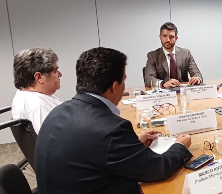Reunião com Diretor da ANTT e Relator do edital de concessão da BR-381 Guilherme Sampaio