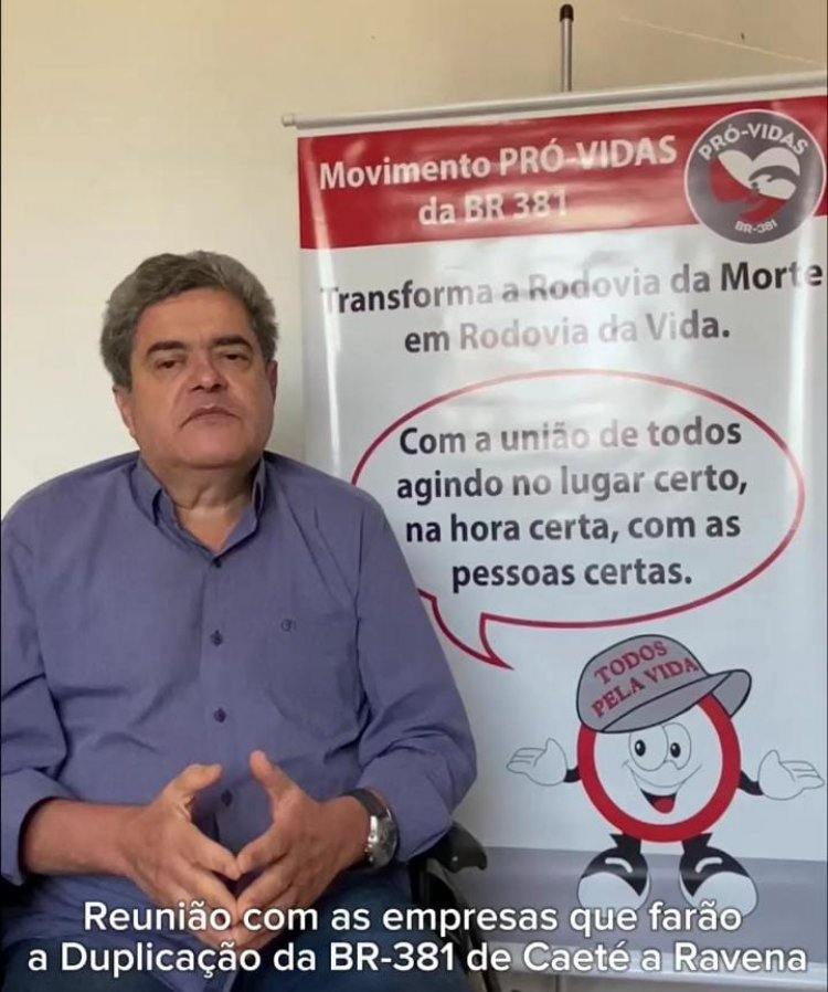 Reunião com as empresas que farão a duplicação da BR-381 de Caeté a Ravena