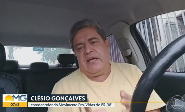 MGTV 1° e 2° edição - Em matéria sobre problema no trevo de Caeté, o MOVIMENTO PRÓ-VIDAS DA BR-381 foi ouvido
