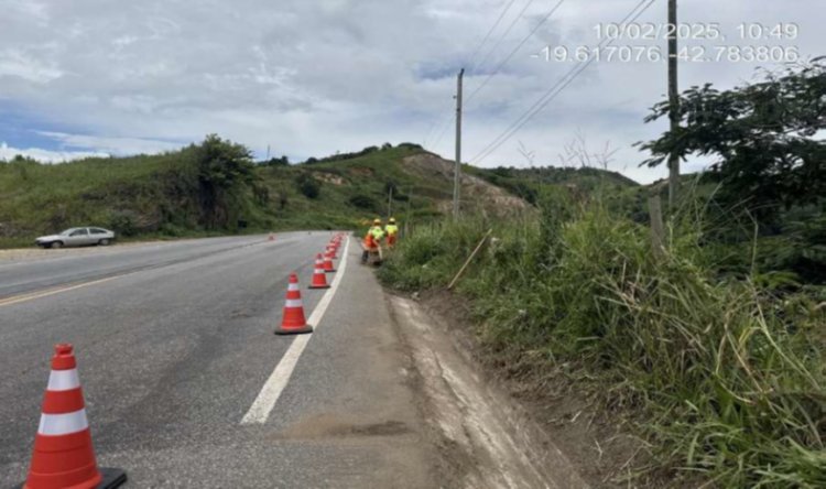Obras são retomadas na BR-381 após feriado de Carnaval